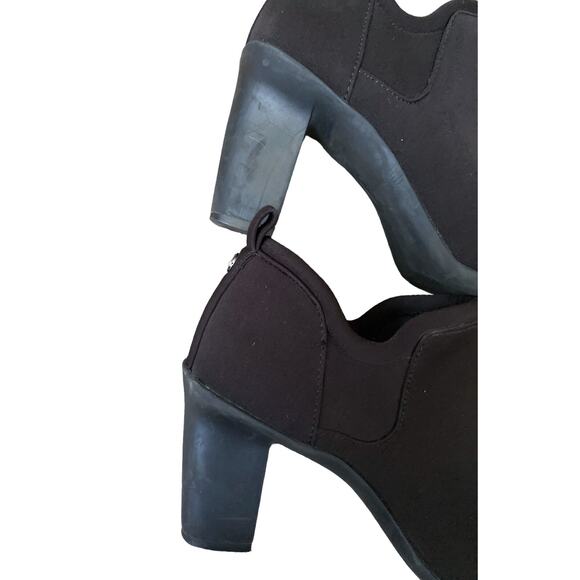 AK ANNE KLEIN SPORT Womens Size 7.5 M Kerry Brown Bootie Slip On High Heel Shoes - Picture 5 of 10